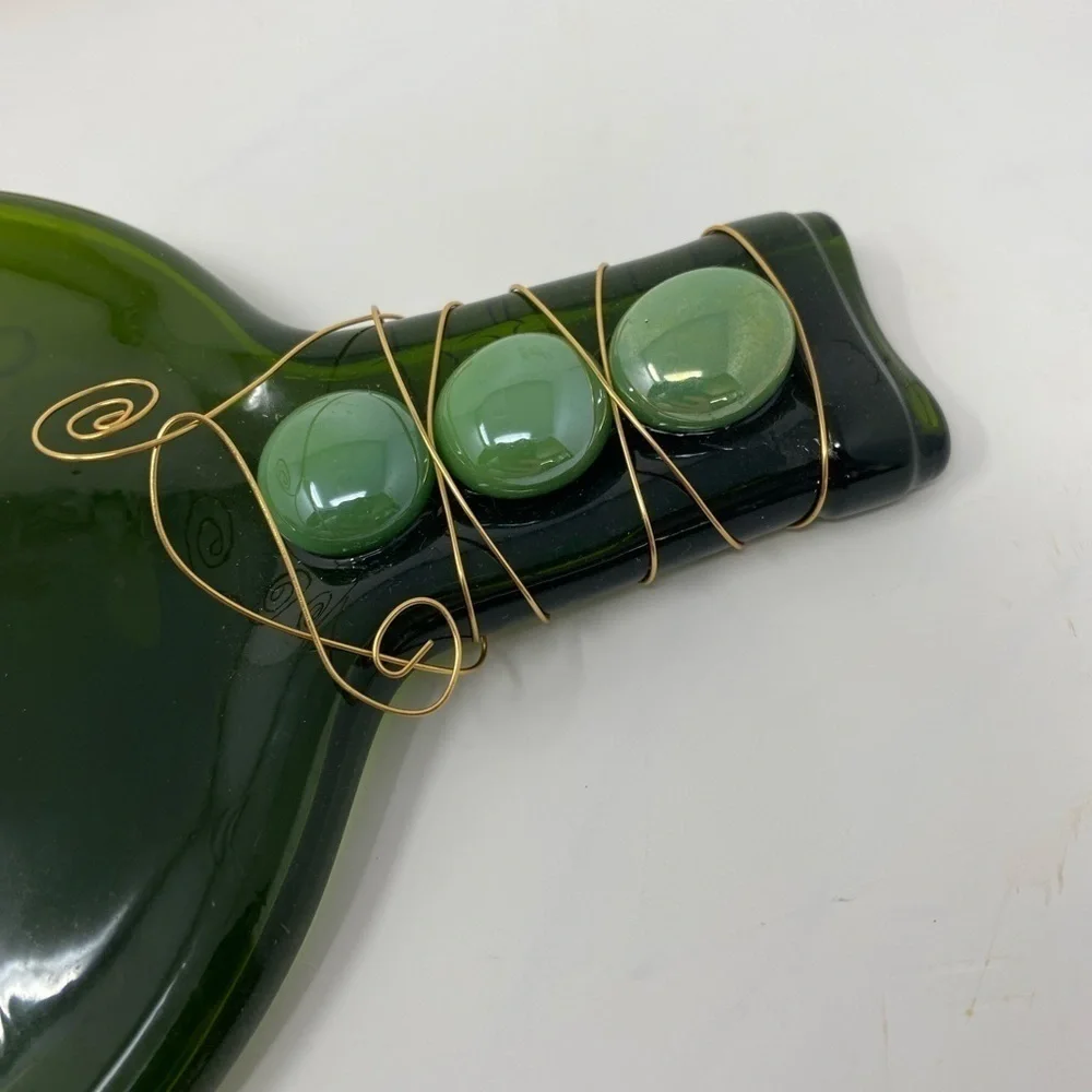 NEW - Handmade Wine Bottle Charcuterie Board Set
